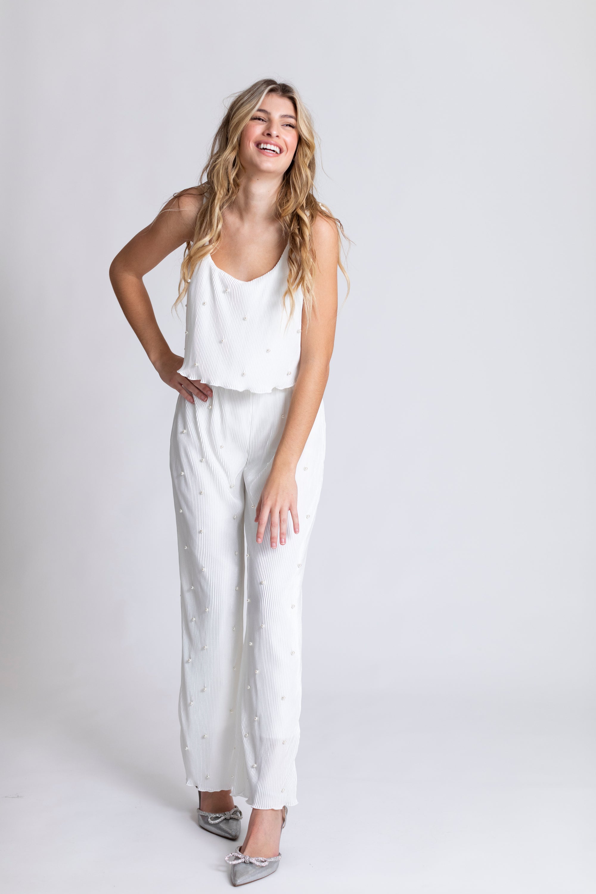 Payton Pearly Pant Bridal Set