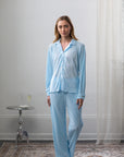 Pleated Set in Light Blue