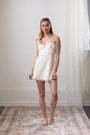 Nicolette Bridal Floral Jacquard Dress