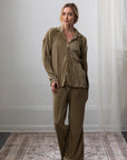 Pleated Set in Sage