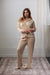 Pleated Set in Champagne