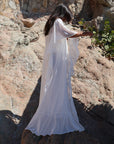 Chiffon Flowy Ruffle Robe