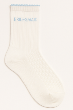Bridesmaid Ruffle Bamboo Socks