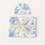 Bamboo Swaddle Blanket &amp; Hat Set in Blue Toile