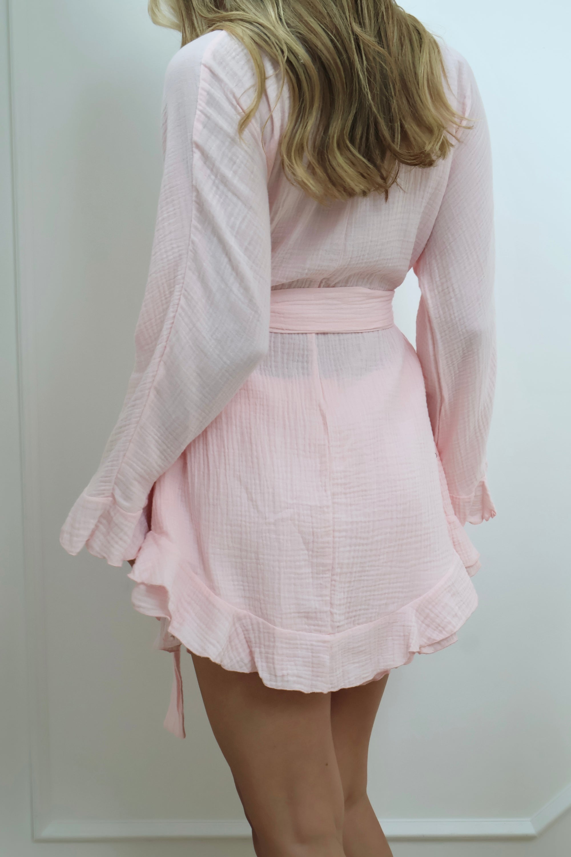 Romance Wrap Bridal Set in Blush