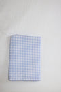 Bamboo Baby Swaddle Blanket & Hat in Blue Gingham