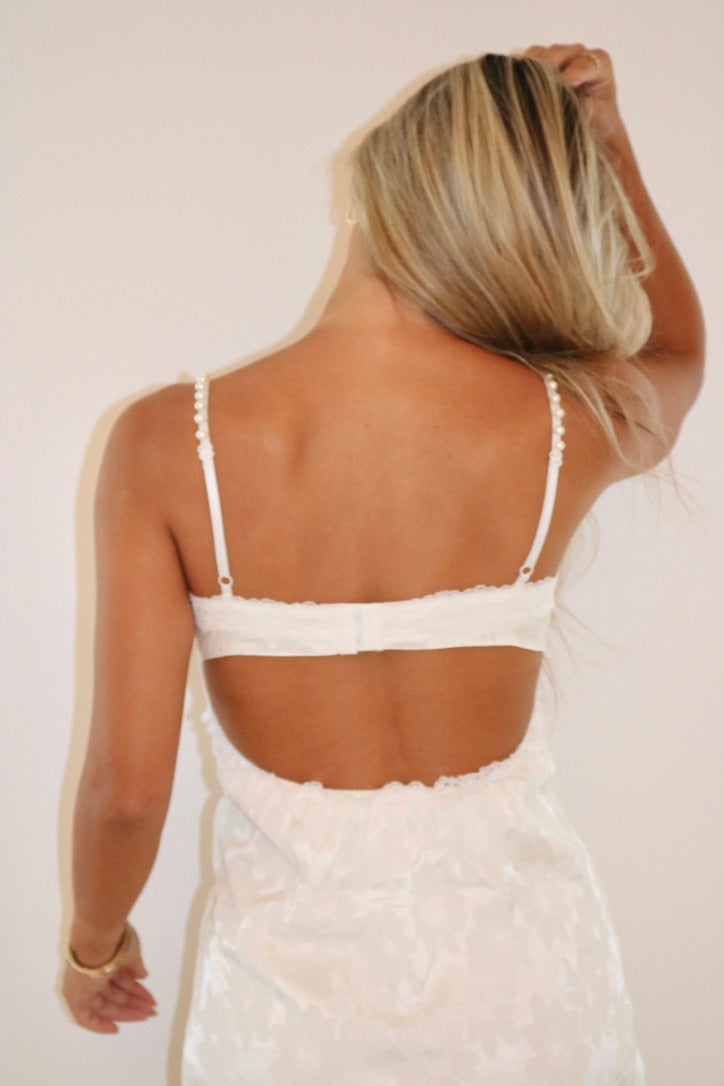 Nicolette Bridal Floral Jacquard Dress – Waverles