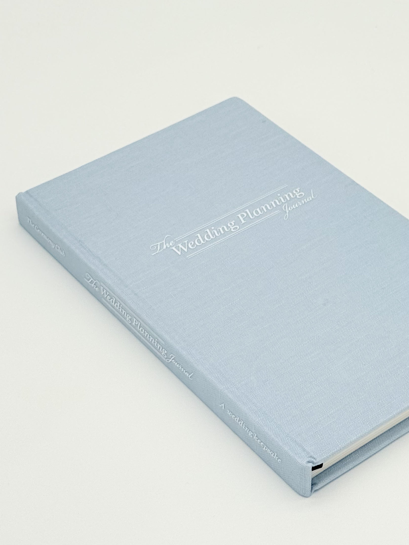 The Wedding Planning Journal blue linen