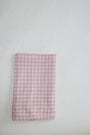 Bamboo Baby Swaddle Blanket & Hat in Pink Gingham