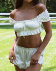 Luna Bralette in Antique Ivory