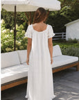 Swiss Dot Maxi Dress