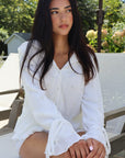 Jade Bridal Pearly Pleats Short Tie Set in Dove