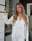 Ava Pant Set in Antique Ivory