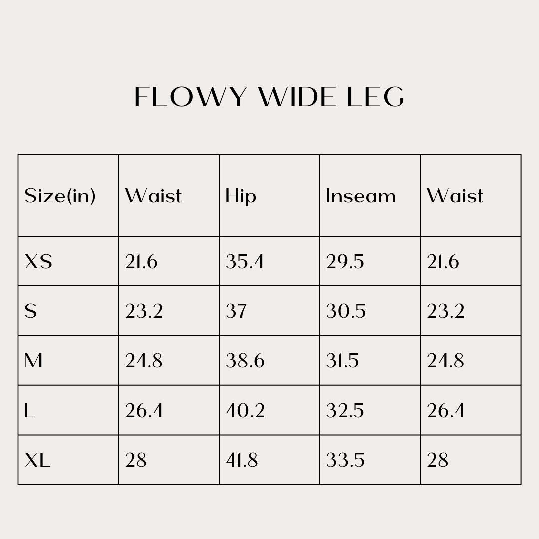Flowy Wide Leg Pant in Onyx – Waverles