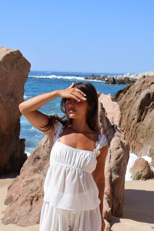 Chiffon Bloom Tank