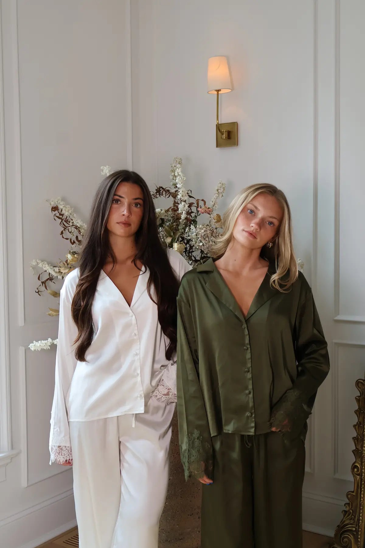 Ava Pant Set in Olive