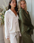 Ava Pant Set in Dove