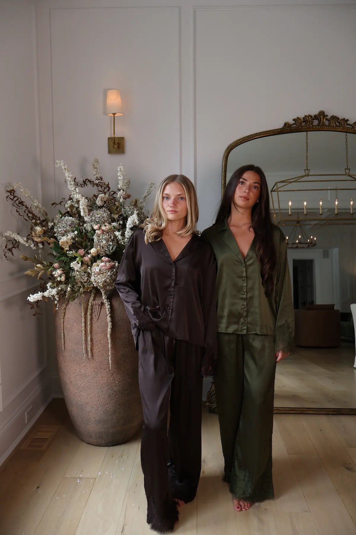 Ava Pant Set in Espresso