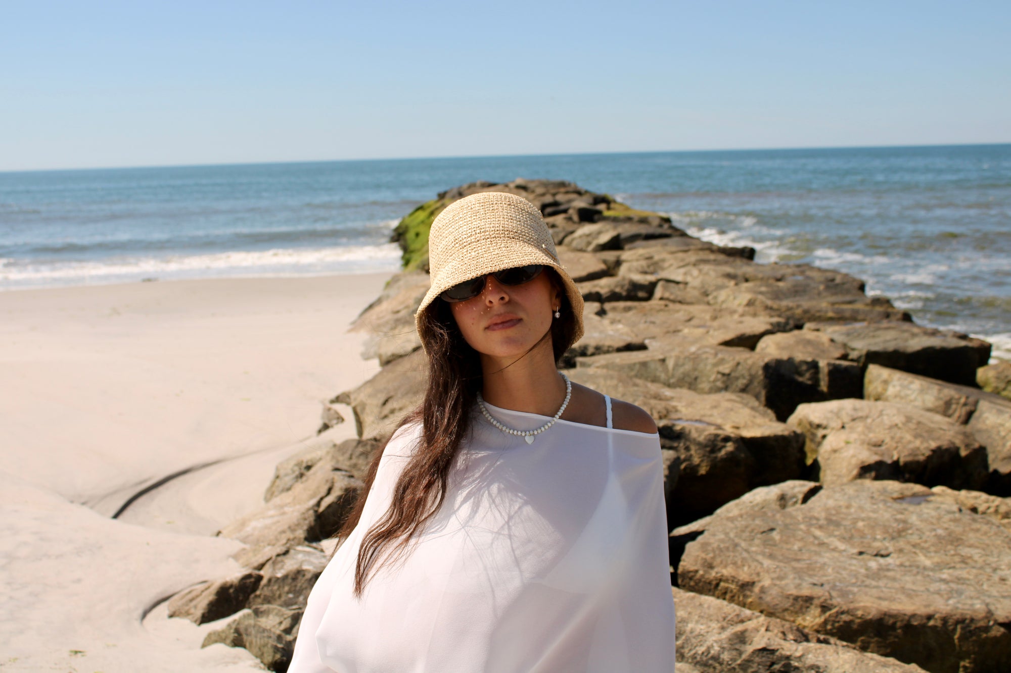 Waverles x Milbar Saltwater Heart Necklace