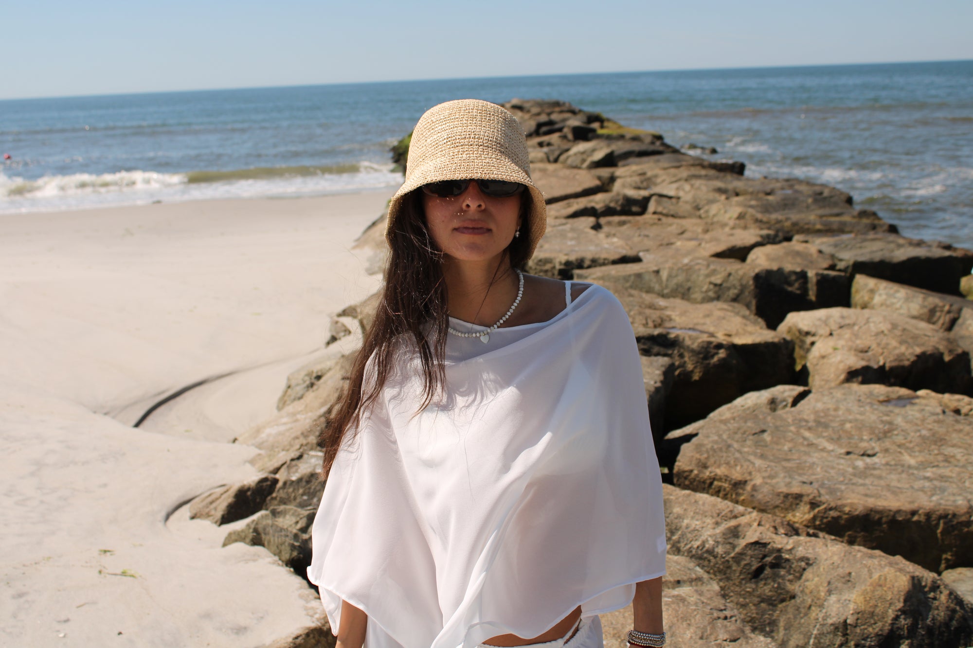 Waverles x Milbar Saltwater Heart Necklace
