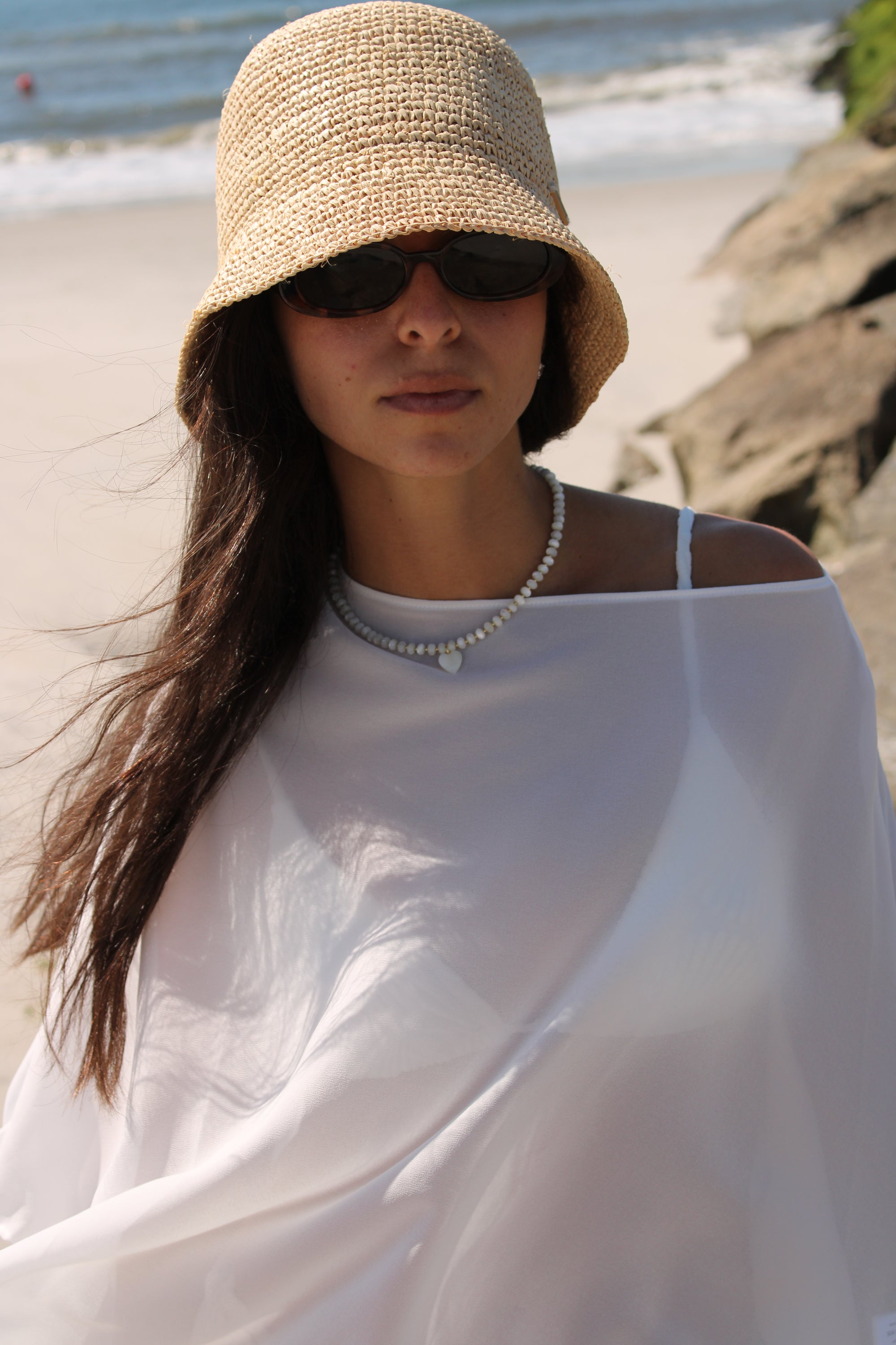 Waverles x Milbar Saltwater Heart Necklace