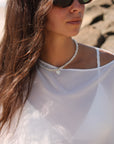 Waverles x Milbar Saltwater Heart Necklace