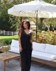 Bella Bamboo Tank & Pant Set in Noir