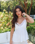 Bella Bamboo Tank & Pant Set in Dove