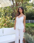 Bella Bamboo Tank & Pant Set in Dove