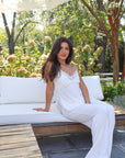 Bella Bamboo Tank & Pant Set in Dove