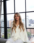 Ava Pant Set in Antique Ivory