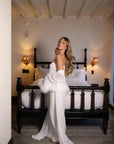 Chiffon Feather Tank Set in Dove