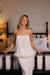 Chiffon Feather Tank Set in Dove