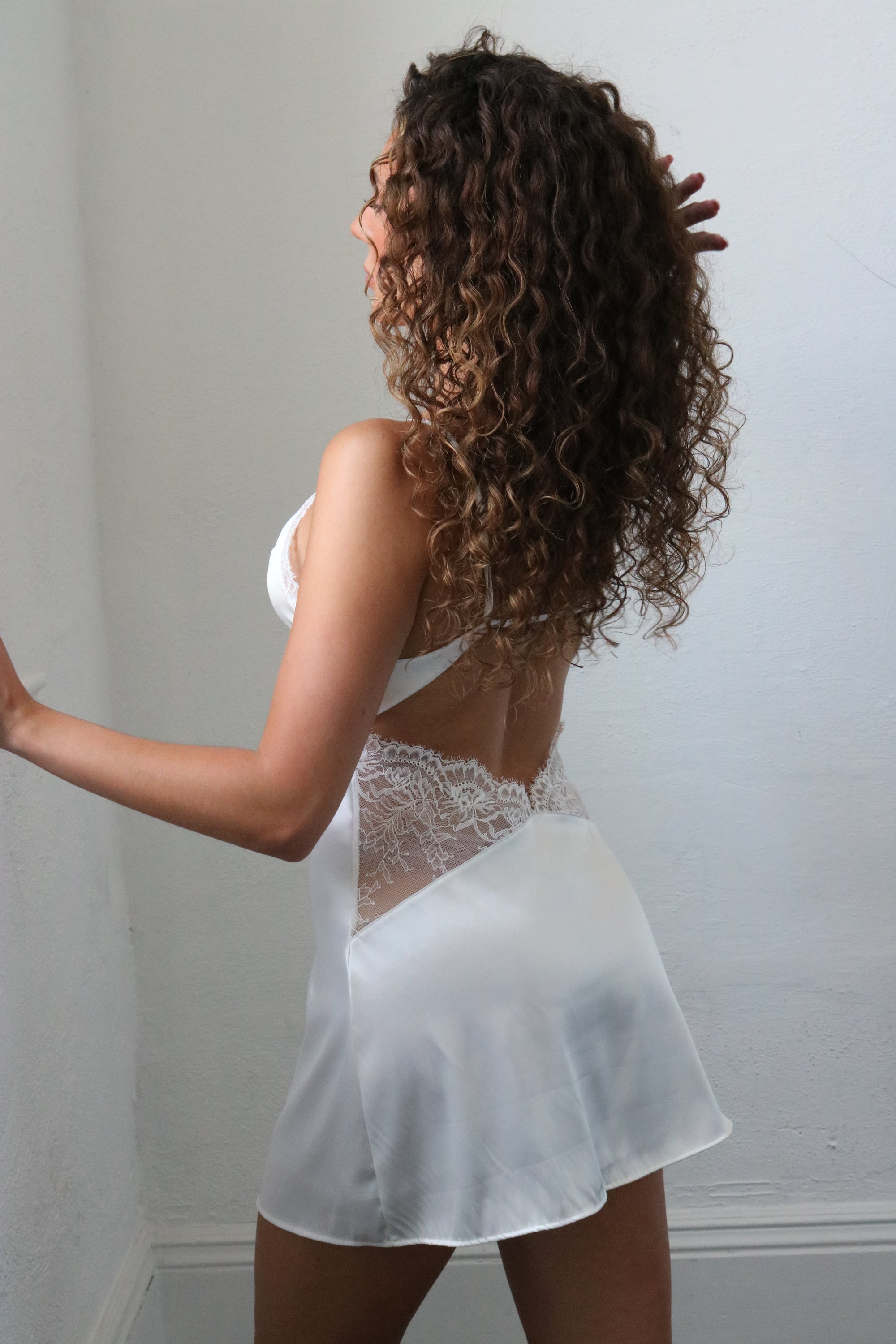 Serena Silky Lace Bridal Mini