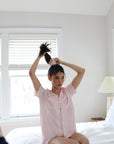 Bamboo Gingham Scrunchie