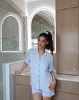 Bamboo Gingham Scrunchie