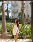Swiss Dot Mini Dress