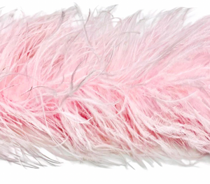 Pink Detachable Feather Cuffs (Set of 2)