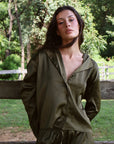 Ava Pant Set in Olive