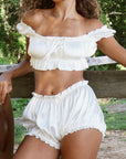 Luna Bloomer in Antique Ivory