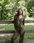 Ava Pant Set in Olive