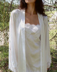 Emina Satin Lace Robe