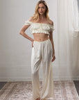 Luna Bralette in Antique Ivory