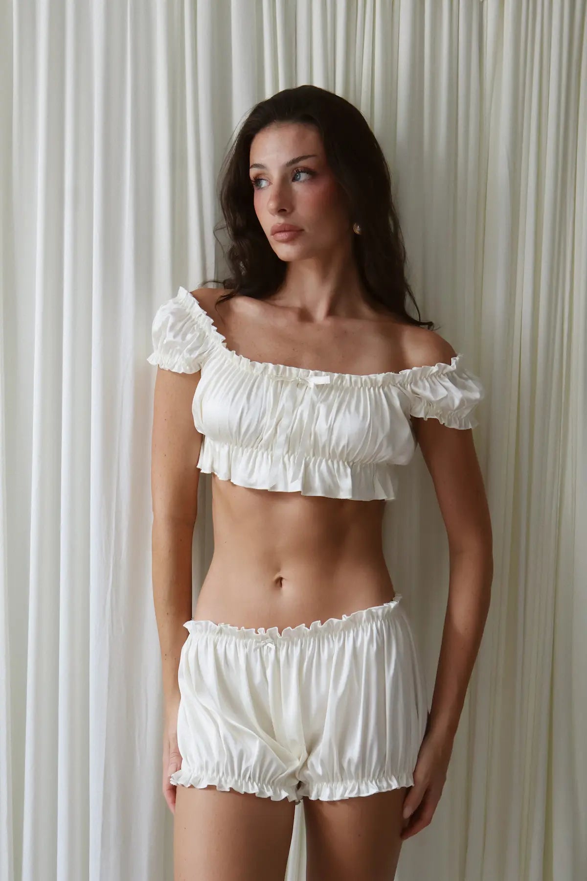 Luna Bloomer in Antique Ivory