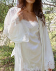 Emina Satin Lace Robe