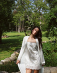 Emina Satin Lace Robe