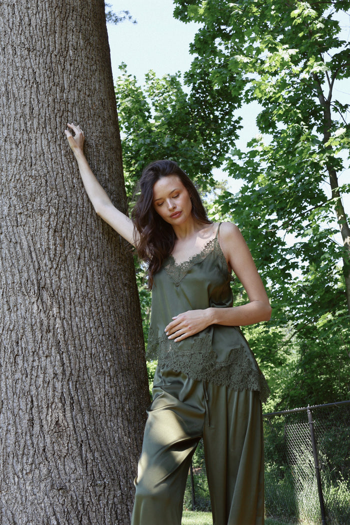 Sydney Pant Set in Olive
