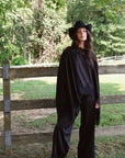 Emery Cape Pant Set in Black