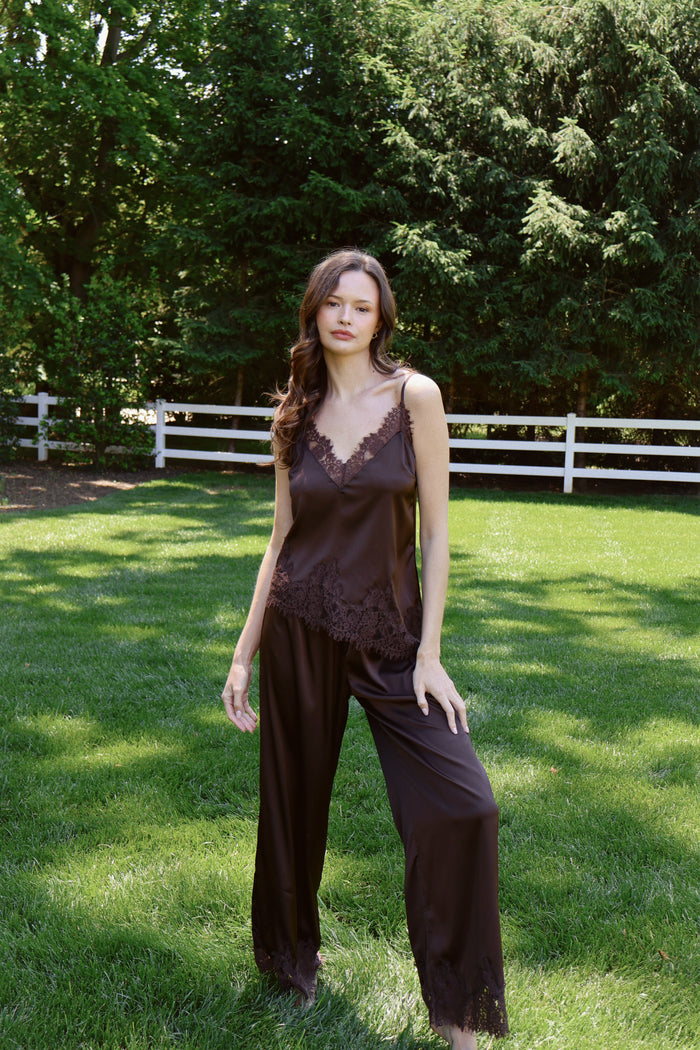 Sydney Pant Set in Espresso