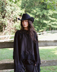 Emery Cape Pant Set in Black